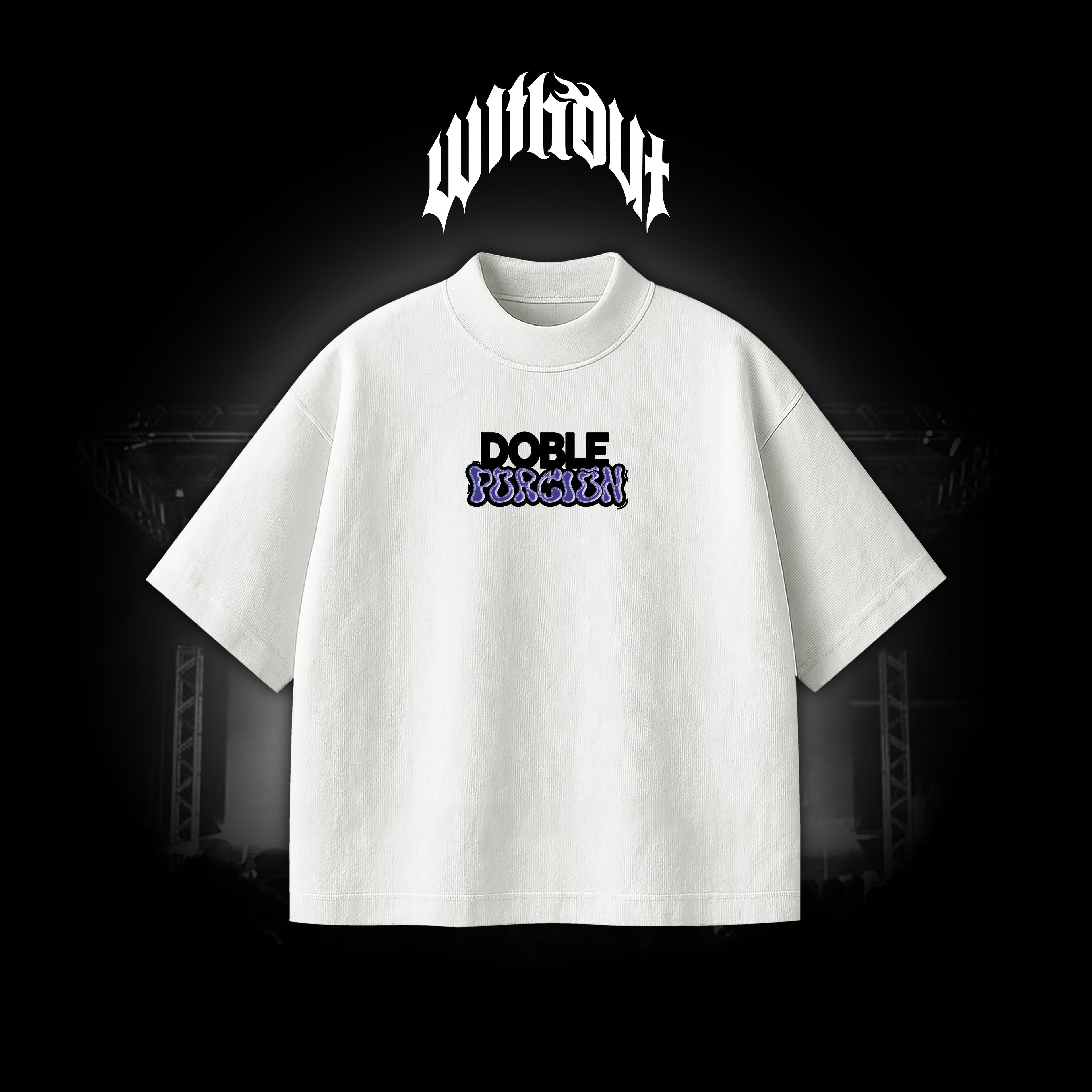 Camiseta Oversize Tren a vapor | Doble Porción