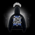 Hoodie Oversize Tren a vapor | Doble Porción